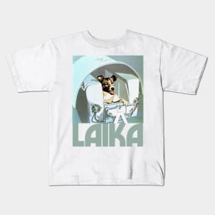 Laika /// Sputnik 2 Space Dog Kids T-Shirt